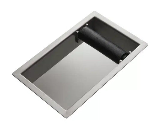 Caffe Knockout in Bench Stainless Steel Chute Long