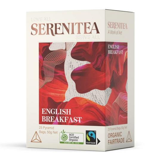 Serenitea English Breakfast 25 Pyramid Tea Bags